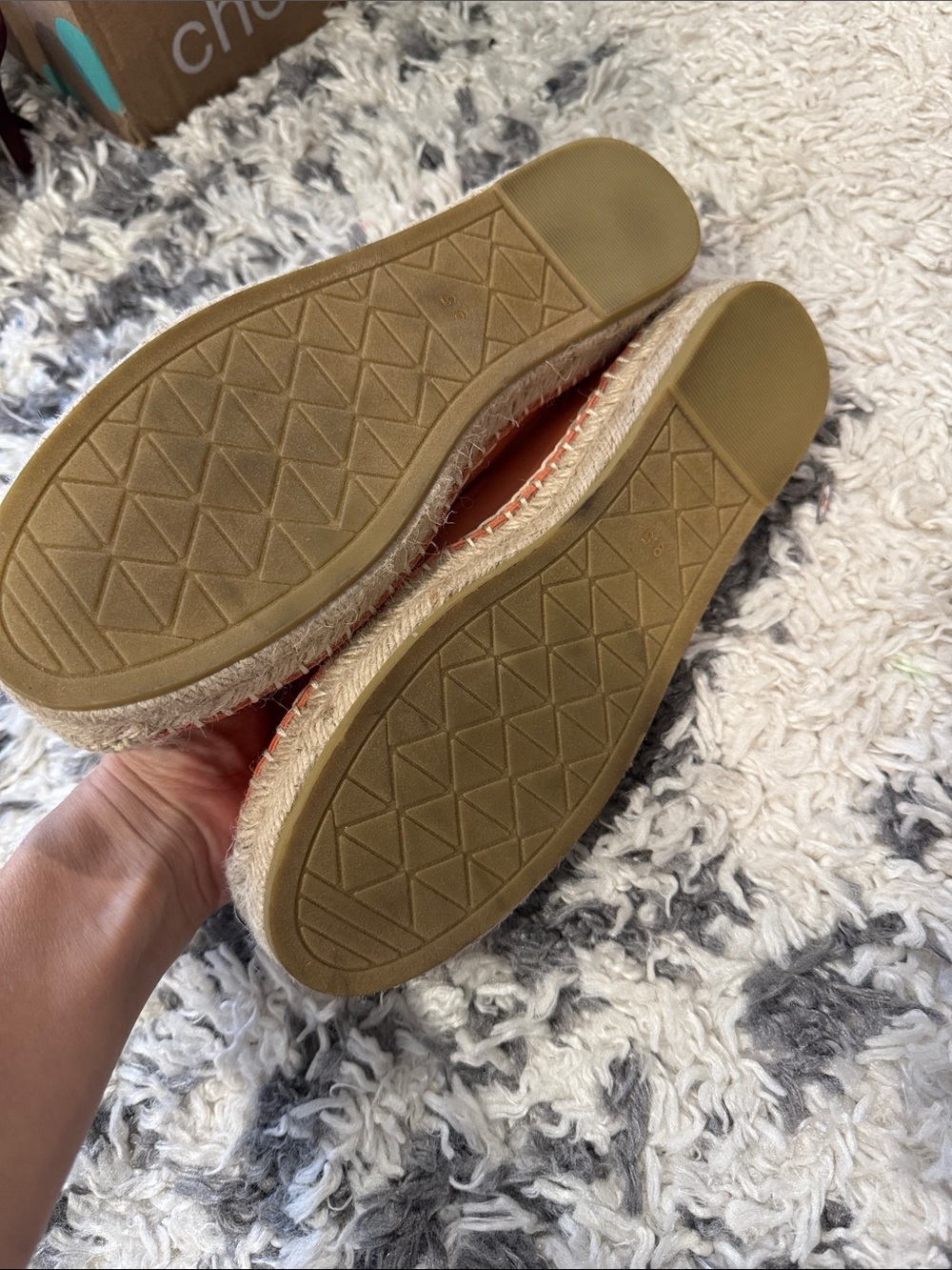 42. JEFFREY CAMPBELL $129 Ariele Mary Jane Coral Mary Jane Espadrille Flats - Picture 4 of 4